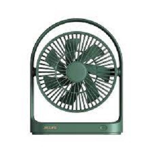 JISULIFE FA19 Rechargeable Fan 4000mAh Battery with Type C Charging Port- Green Color