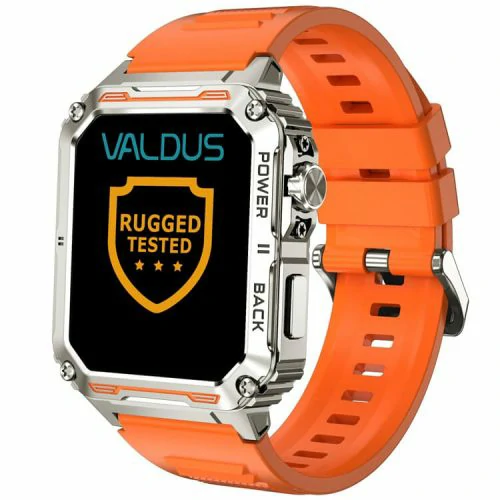 VALDUS VD38 Smartwatch Outdoor Recreation Watch Dynamic LED Luminous Effect Support Waterproof-Orange Color