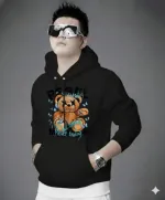 Pure Cotton Drop Shoulder Hoodie, 280 GSM, 6 Colours