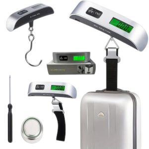 Portable Scale Digital LCD Display 50kg Electronic Luggage Hanging Suitcase Travel Weighs Baggage Bag Weight Balance 1pcs