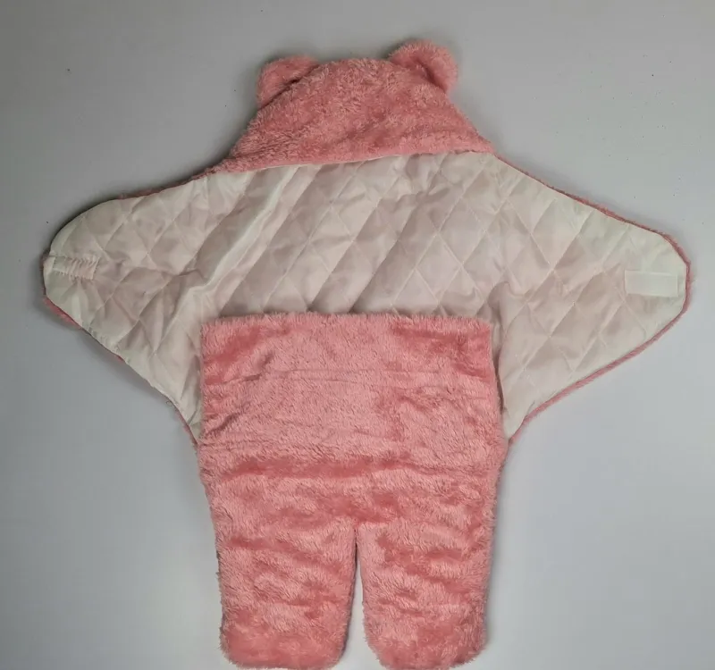 Baby Sleeping Bag Ultra-Soft Fluffy Fleece Newborn Receiving Blanket Infant Boys Girls Clothe Sleeping Nursery Wrap Swaddle