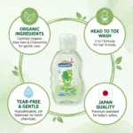 Kodomo Baby Organic Head To Toe 100ml (Thailand)