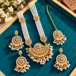 Royal Kundan & Pearl Bridal Jewelry Set