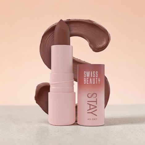 Swiss Beauty Stay All Day Lipstck - 07 Sassy (China)