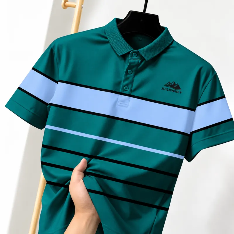 Premium Piqué Cotton Half-Sleeve Polo Shirt