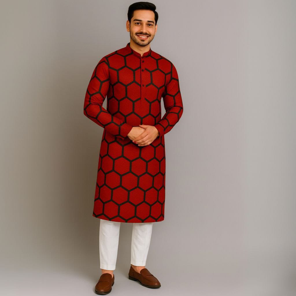 Men's Panjabi Without Pajama, Soft Micro Fabric, 6 Colours