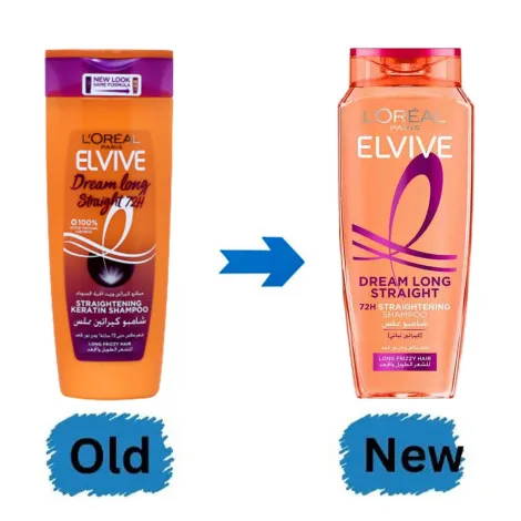 L'Oreal Elvive Dream Long Straight 72H Straightening Keratin Shampoo 400ml (Egypt)
