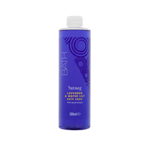 Nutmeg Lavender & Water Lily Bath Soak 500ml (UK)