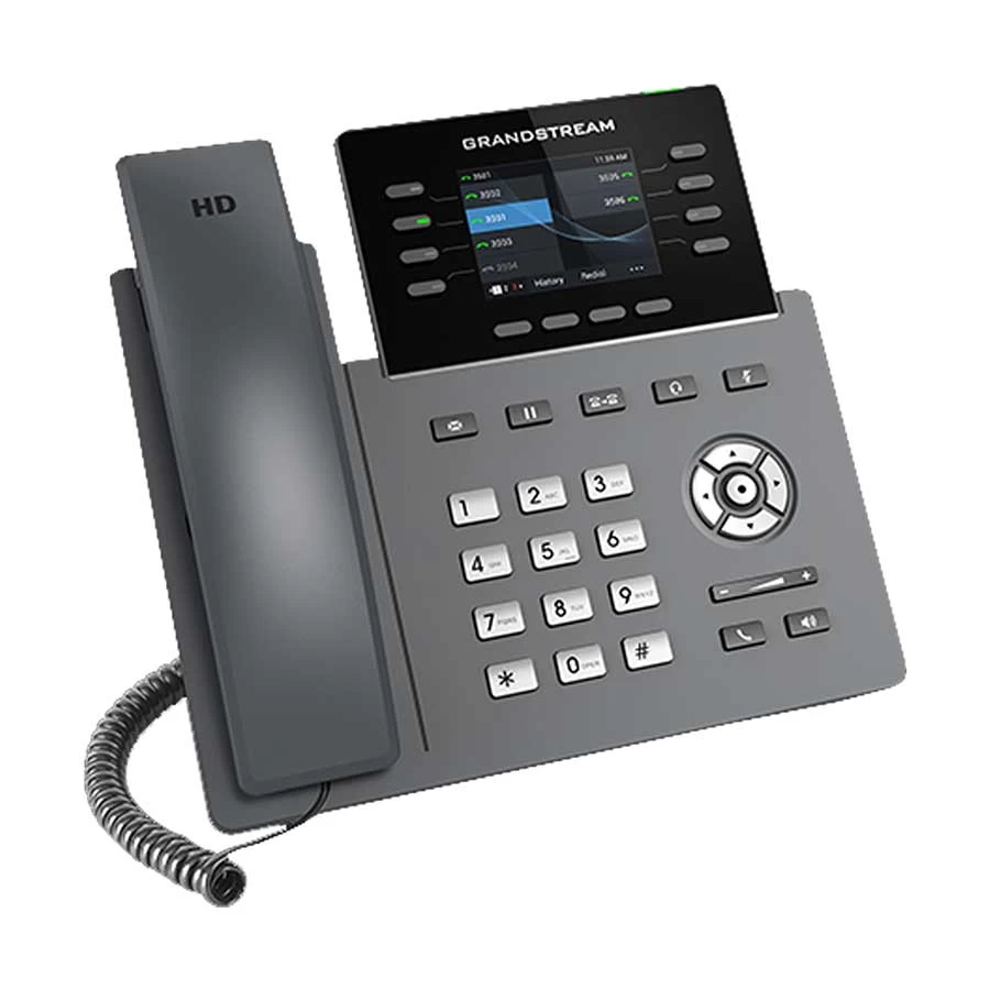 Grandstream GRP2624 8-Line Carrier-Grade IP Phone with Adapter