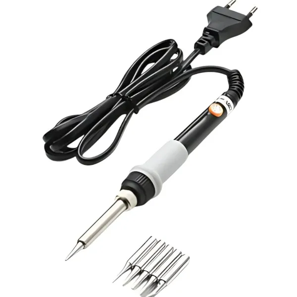 New V908 60W Adjustable Temperature Electric Soldering Rework Repair Tool with 5pcs Solder Tips