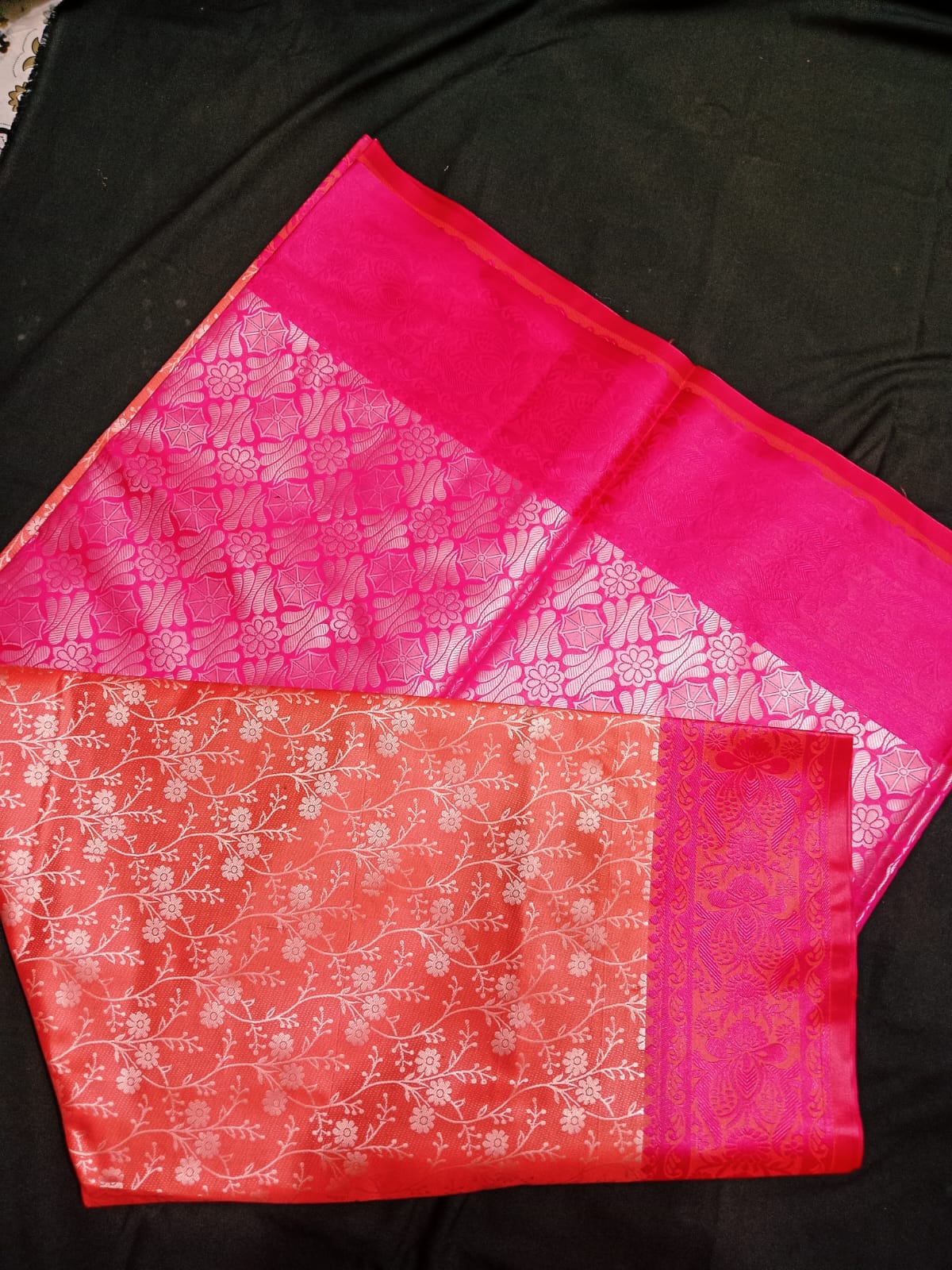 Kanjivaram Katan Saree with Zari Work and Blouse Piece, 6 Colours