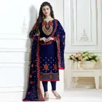Soft Georgette Four Piece with Unstitched Salwar, 4 Colours