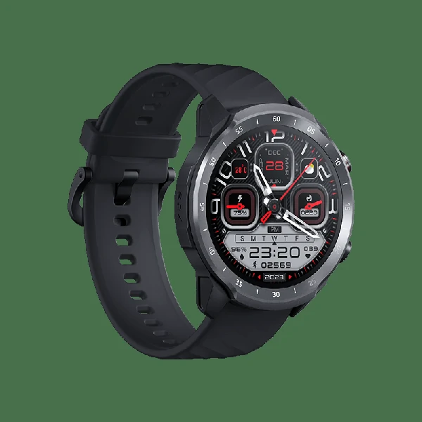 Mibro A2 calling smart watch Sporty looks Dual Straps – Black