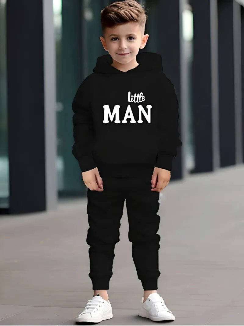 Boys' and Girls' Brushed Hoodie and Pant Set, 0 to 10 Years
