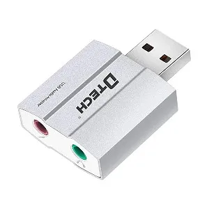 Dtech DT-6006 USB External Sound Card #DT-6006