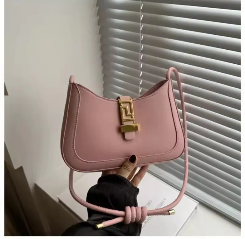 Women's Casual Solid Colour Leather Bag, 6 Colours