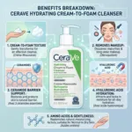 CeraVe Hydrating Cream to Foam Cleanser 236ml (France)