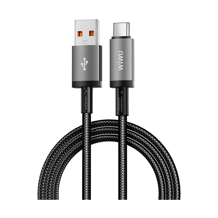 WiWU Titanlink Wi-C054 USB to Type-C Cable 1 Meter Space Gray