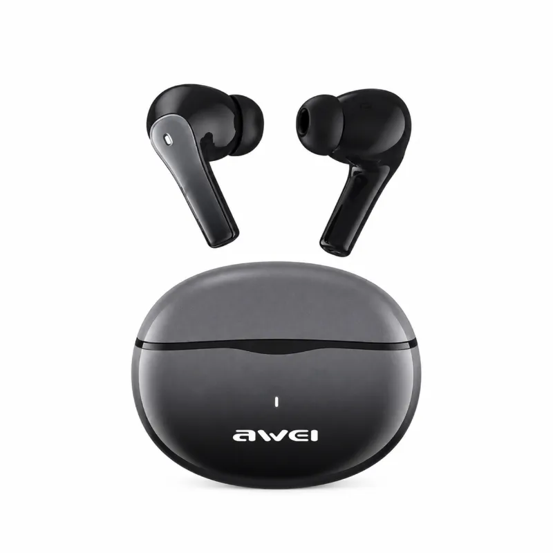 Awei T62 True Wireless Earbuds – Bluetooth 5.3 TWS with 4-Mic ENC Noise Cancelling, 10mm Drivers, IPX5 Waterproof & 300mAh Case