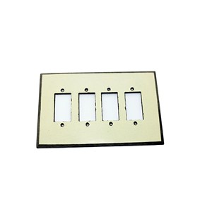 4 Hole Fiber Switch Board Off-White