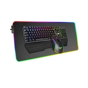 Havit KB511L RGB Wired Mechanical Gaming Keyboard, Mouse & Mouse Pad 3-in-1 Combo