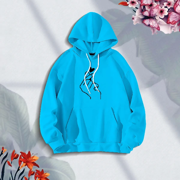 Premium Comfortable Stylish (Love Turi-pest) Ladies winter hoodie