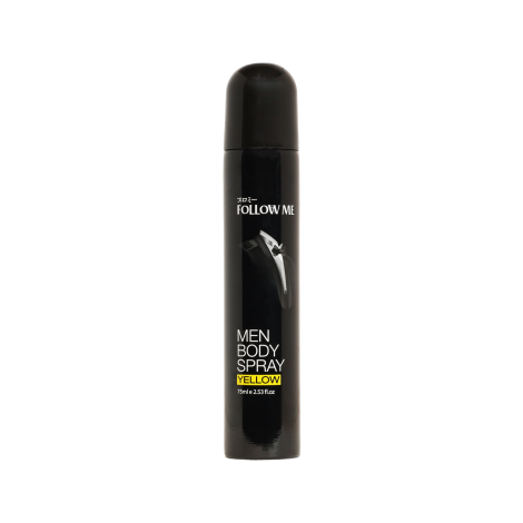 Follow Me Men Body Spray Yellow 75ml (Malaysia)