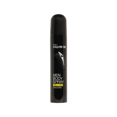 Follow Me Men Body Spray Yellow 75ml (Malaysia)