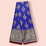 Zari Thread Silk Katan Saree for Women, 12 Haath, 4 Colours