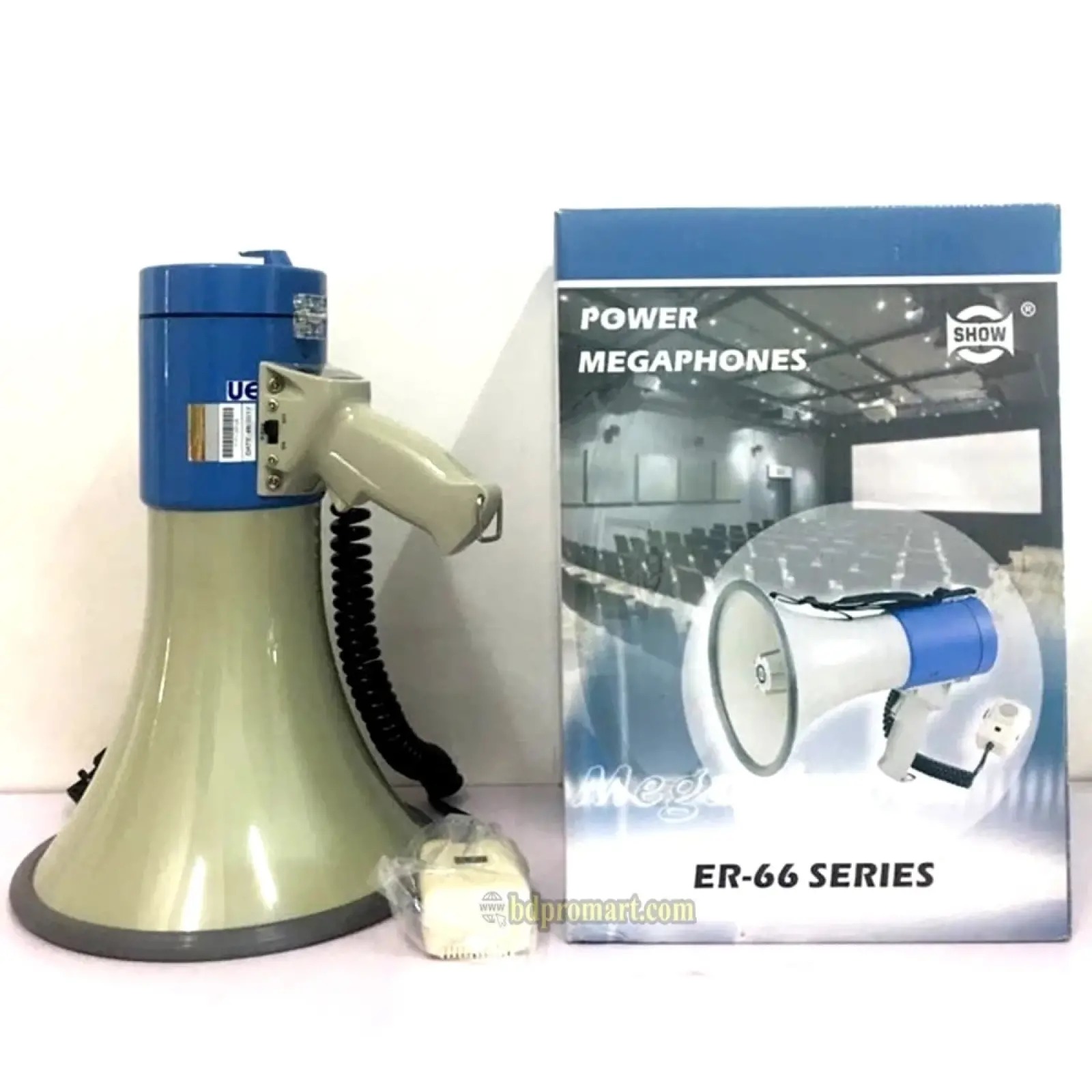 Power Megaphones (Hand Mike) Show ER-66 USB Series With Recording and Built-in Siren