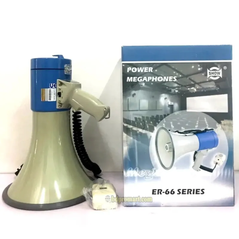 Show ER-66 USB Power Megaphone with Recording & Built-in Siren