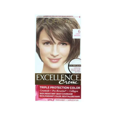 Loreal Hair Colour Excellence - 6 Light Brown (Belgium)