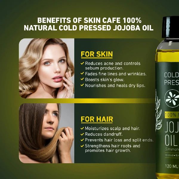 Skin Cafe Jojoba Oil (Cold Pressed) (120ml)