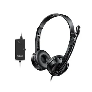 Rapoo H120 USB Stereo Headphone – Black