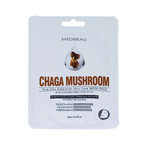 Medibeau Chaga Mushroom One Day Essential Sheet Mask 20ml (Korea)