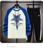 Men's Cotton T-Shirt and 280 GSM Trouser Set, 6 Colours