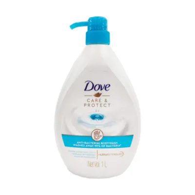 Dove Care & Protect Anti Bacterial Body Wash 1L (Indonesia)