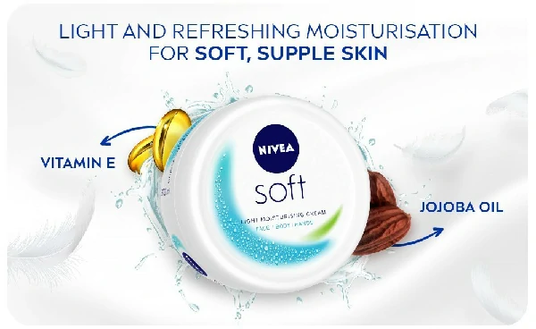 Nivea Soft Jar Moisturising Cream (50ml)