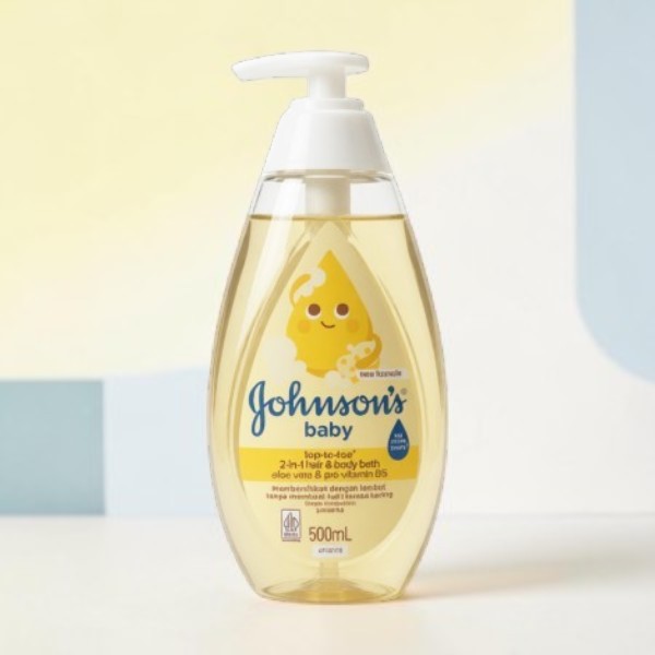 Johnson's Baby Top To Toe 2in1 Hair & Body Bath 500ml