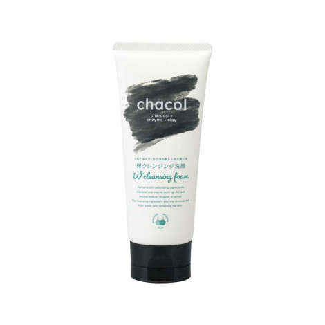 Kumano Cosme Chacol Charcoal & Enzyme Double Cleansing Facial Foam 130g (Japan)