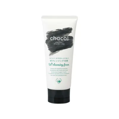 Kumano Cosme Chacol Charcoal & Enzyme Double Cleansing Facial Foam 130g (Japan)