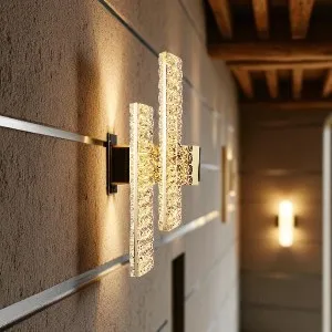 Qulik Vertical Crystal Wall Lamp (QL-D88012-B-430-H430)