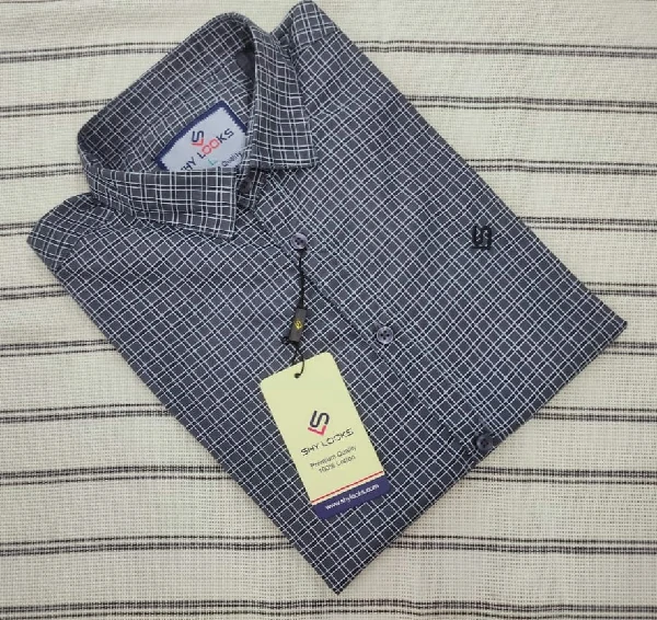 Cotton full Sleeve Check Shirt for Men's