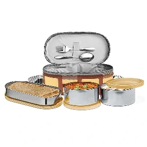 Milton Corporate Lunch 3 Stainless Steel Lunch Box