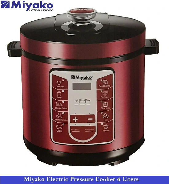 Miyako EPC-A612 Electric Pressure Cooker- 6Liters