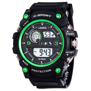 Lasika W-H9032/9028 Digital 100% Waterproof Digital Silicon Watch For Men