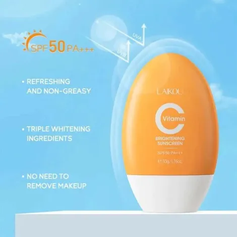 Laikou Vitamin C Brightening Sunscreen SPF50 Pa+++ 50g (China)