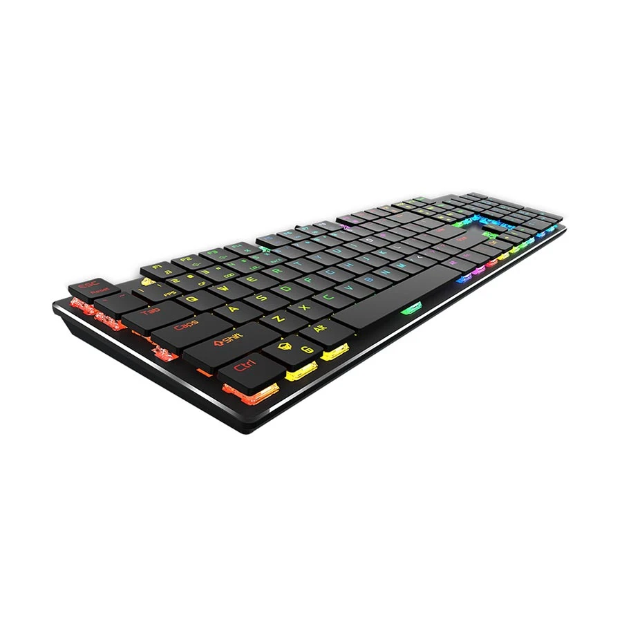 Meetion MT-MK80 RGB Wired Black Ultrathin Mechanical Gaming Keyboard