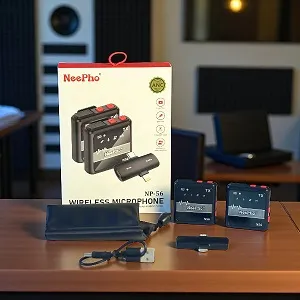 NeePho NP-56 Type C and Lightning Two-in-One Wireless Microphone