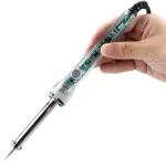 SL-908 Transparent Soldering Iron 220V 60W Adjustable Temperature